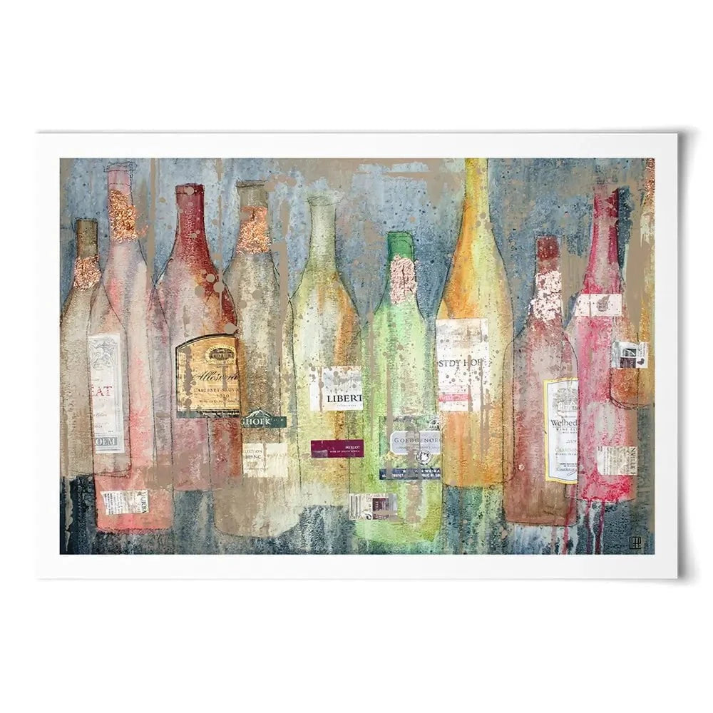 Yesterdays Bottle Art Print Yesterdays Bottle Art Print wall art product Studio Paint-Ing