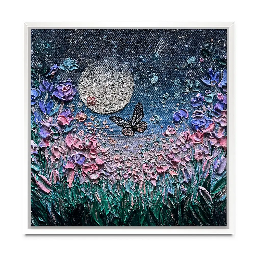 You're My World Square Canvas Print You're My World Square Canvas Print wall art product Nada Khatib