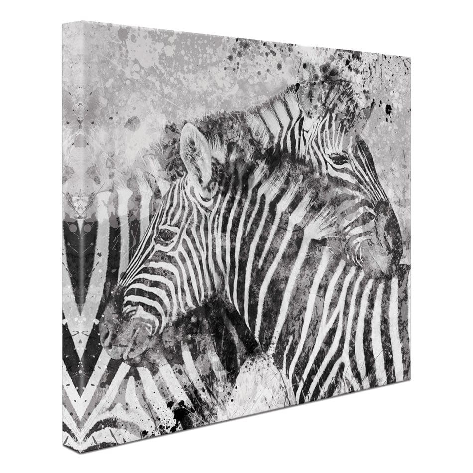 Zebra Pair Canvas Print wall art product Carol Robinson