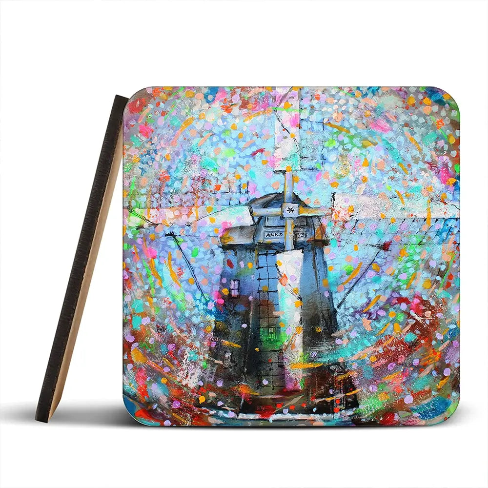 Zwarte Molen Coaster Set Zwarte Molen Coaster Set wall art product Studio Paint-Ing