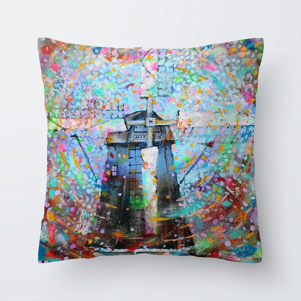 Zwarte Molen Cushion Zwarte Molen Cushion wall art product Studio Paint-Ing