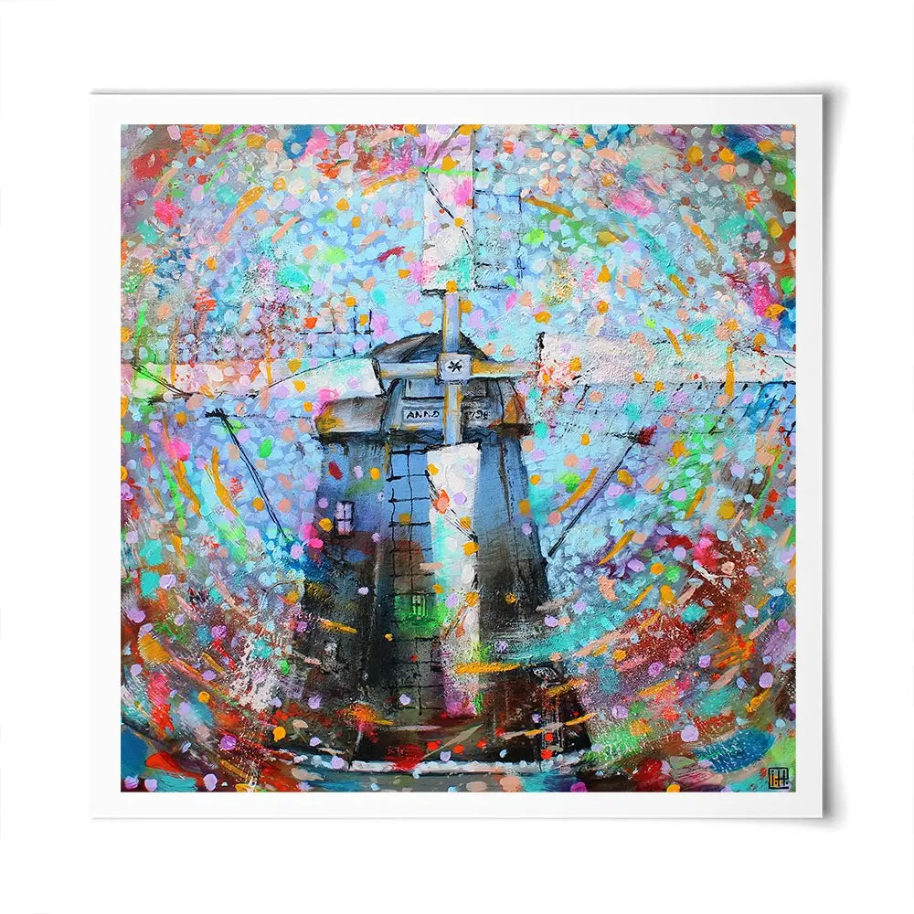 Zwarte Molen Square Art Print Zwarte Molen Square Art Print wall art product Studio Paint-Ing