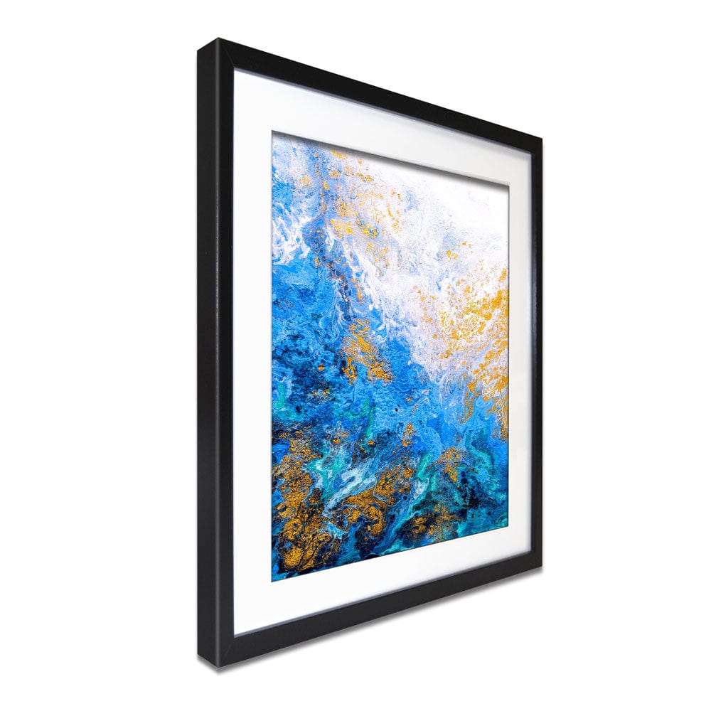 Abstract Ocean Framed Art Print wall art product CYC / Shutterstock