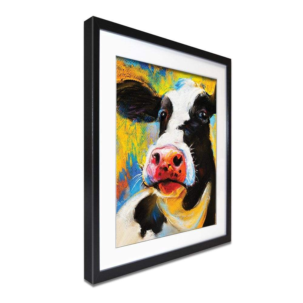 Cute Cow Portrait Framed Art Print wall art product Ivailo Nikolov / Shutterstock