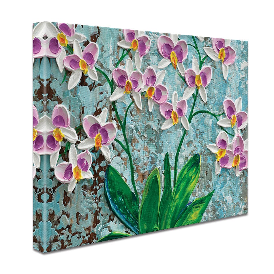Delicate Orchids Canvas Print wall art product Olga Tkachyk