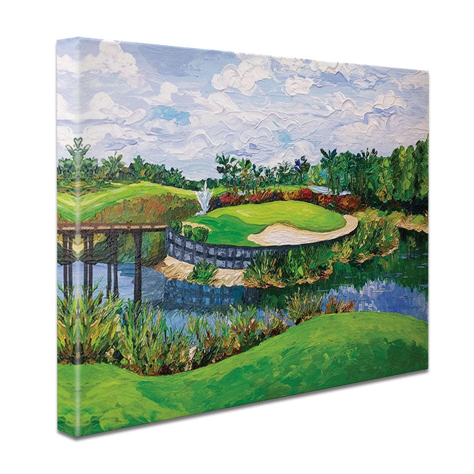 Golf Canvas Print wall art product Olga Tkachyk