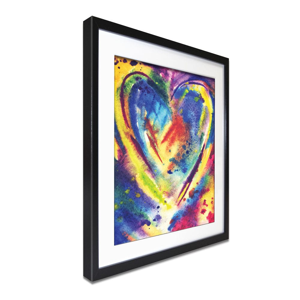 Heart Framed Art Print wall art product Ollga P / Shutterstock