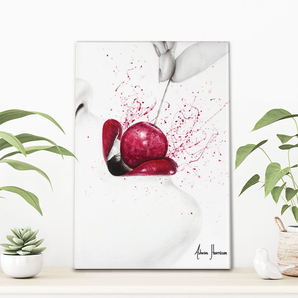 Little Sweet Cherry Canvas Print wall art product Ashvin Harrison