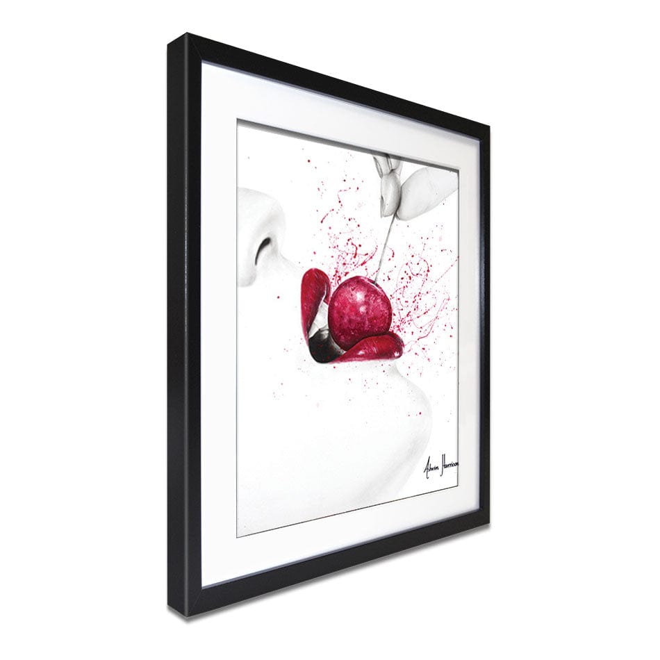 Little Sweet Cherry Framed Art Print wall art product Ashvin Harrison