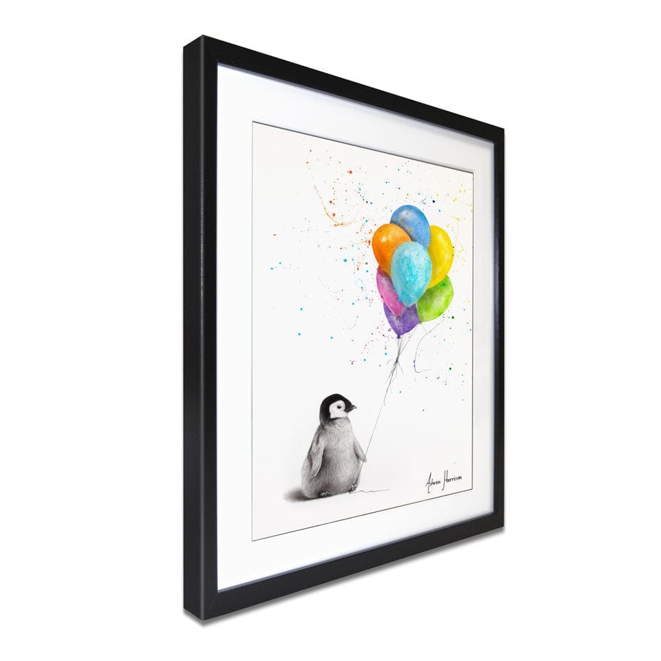 Positive Penguin Framed Art Print wall art product Ashvin Harrison