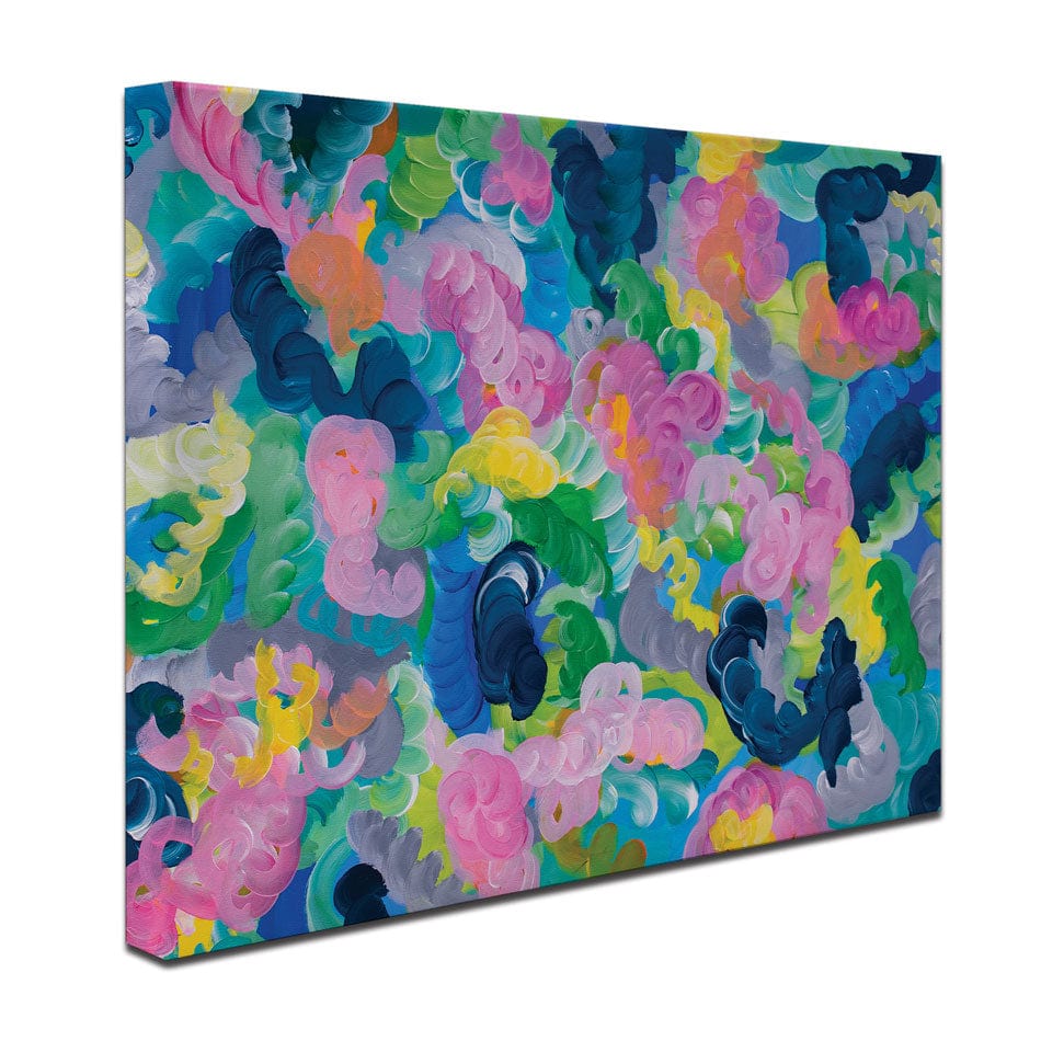 Swirls Canvas Print wall art product Olga Tkachyk