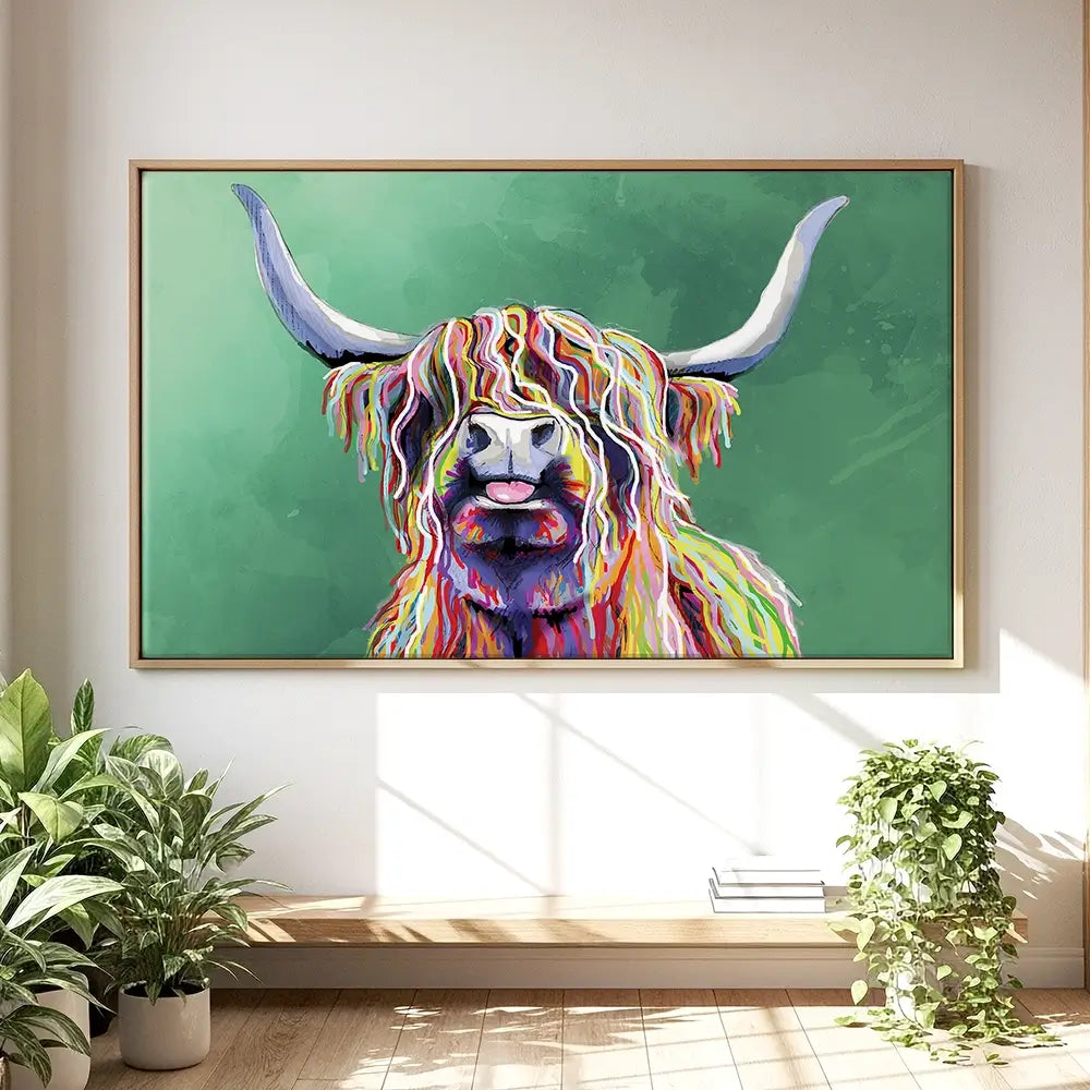 BROUILLON Impression sur toile grand format