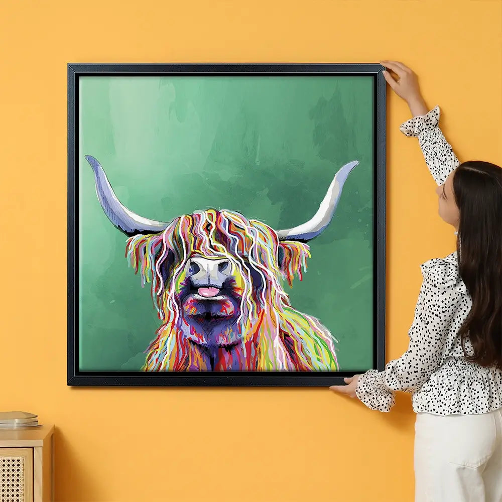 BROUILLON Impression sur toile grand format