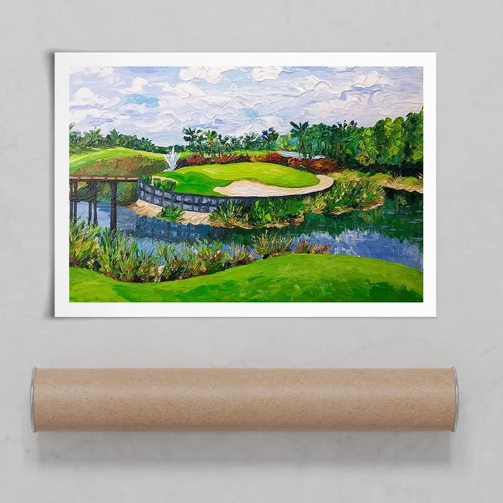Golf Art Print