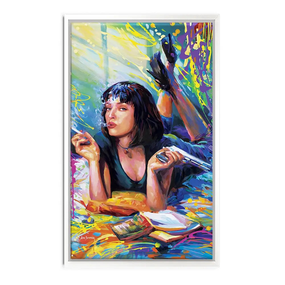 Colourful Pulp Fiction Oversized Canvas Print