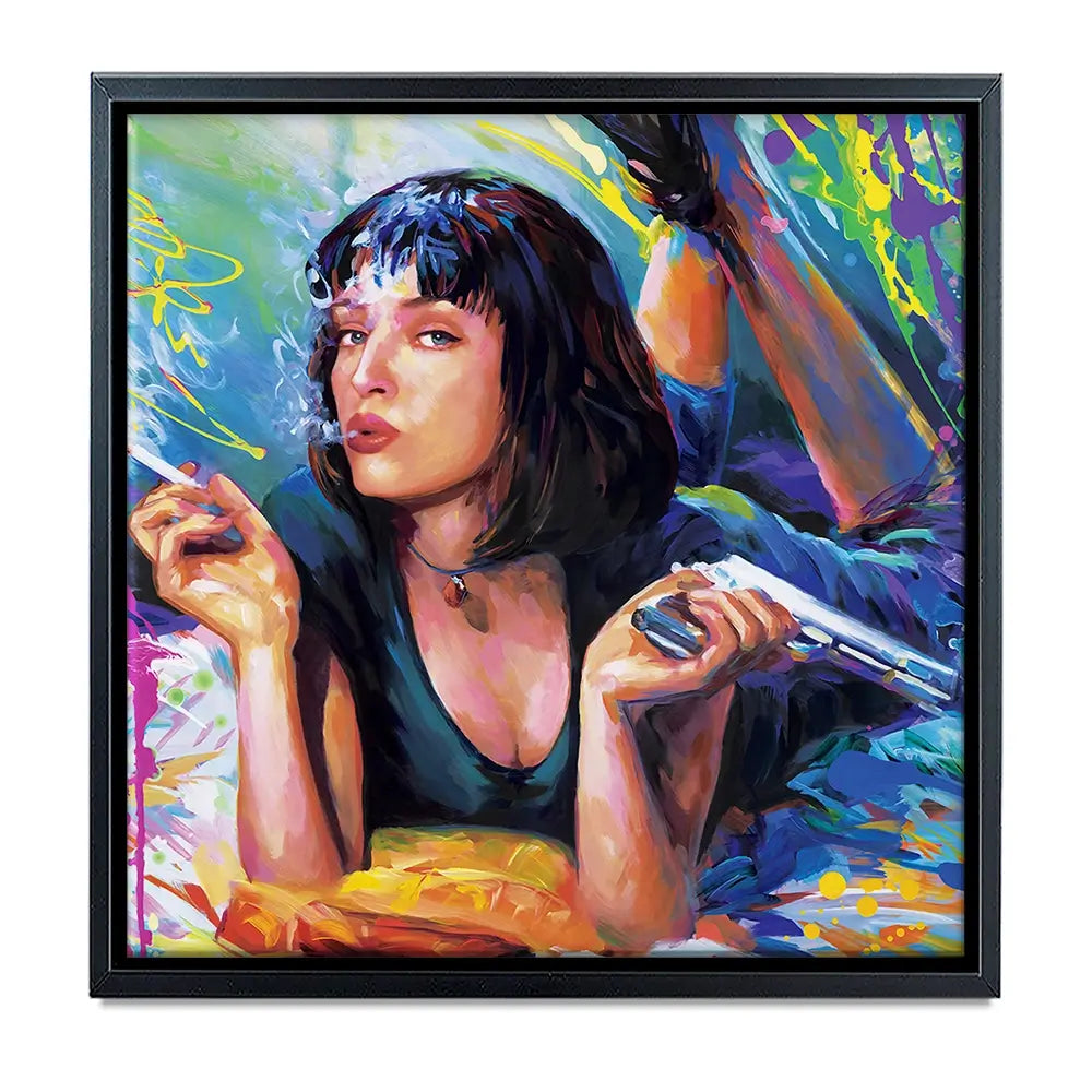 Colourful Pulp Fiction Oversized Canvas Print