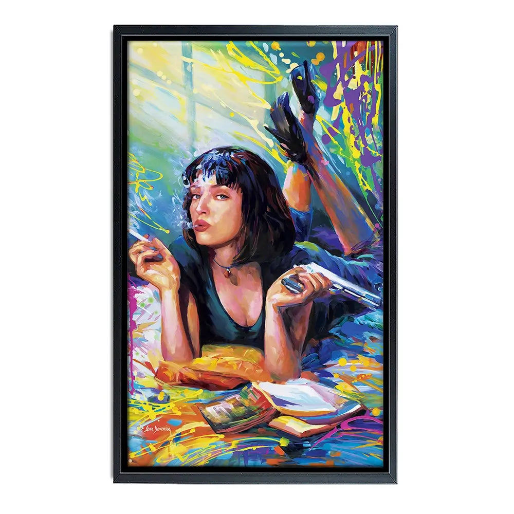 Colourful Pulp Fiction Oversized Canvas Print