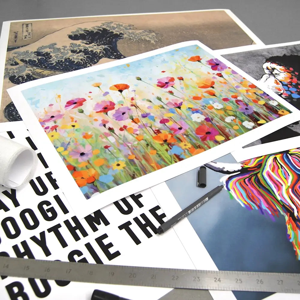 Popping Poppies Art Print Popping Poppies Art Print wall art product Gina Kelly - Independent