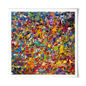 20 Million Things To Do Square Art Print 20 Million Things To Do Square Art Print wall art product Osnat Tzadok