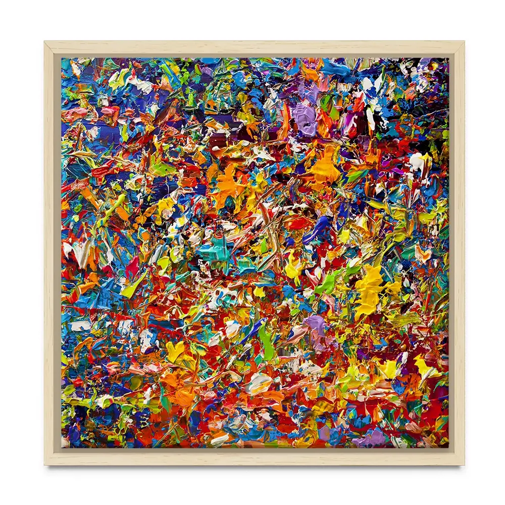 20 Million Things To Do Square Canvas Print 20 Million Things To Do Square Canvas Print wall art product Osnat Tzadok