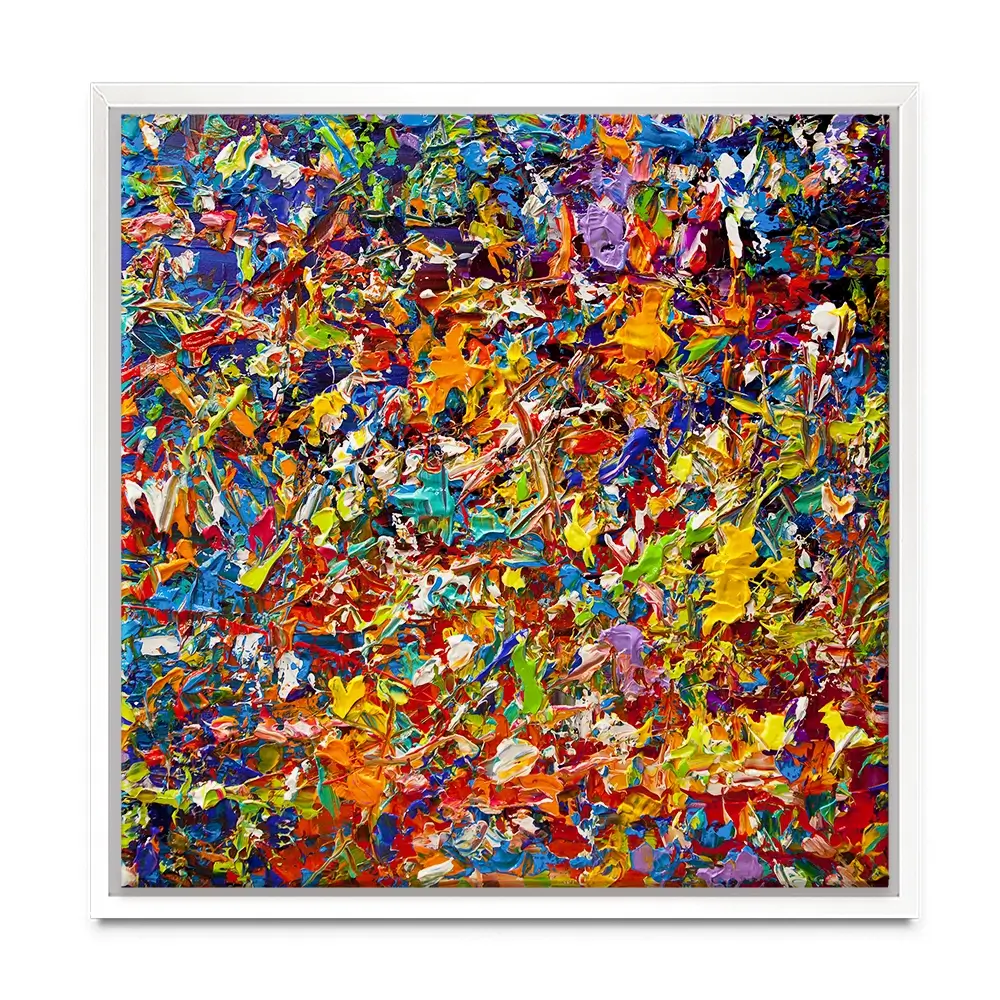 20 Million Things To Do Square Canvas Print 20 Million Things To Do Square Canvas Print wall art product Osnat Tzadok