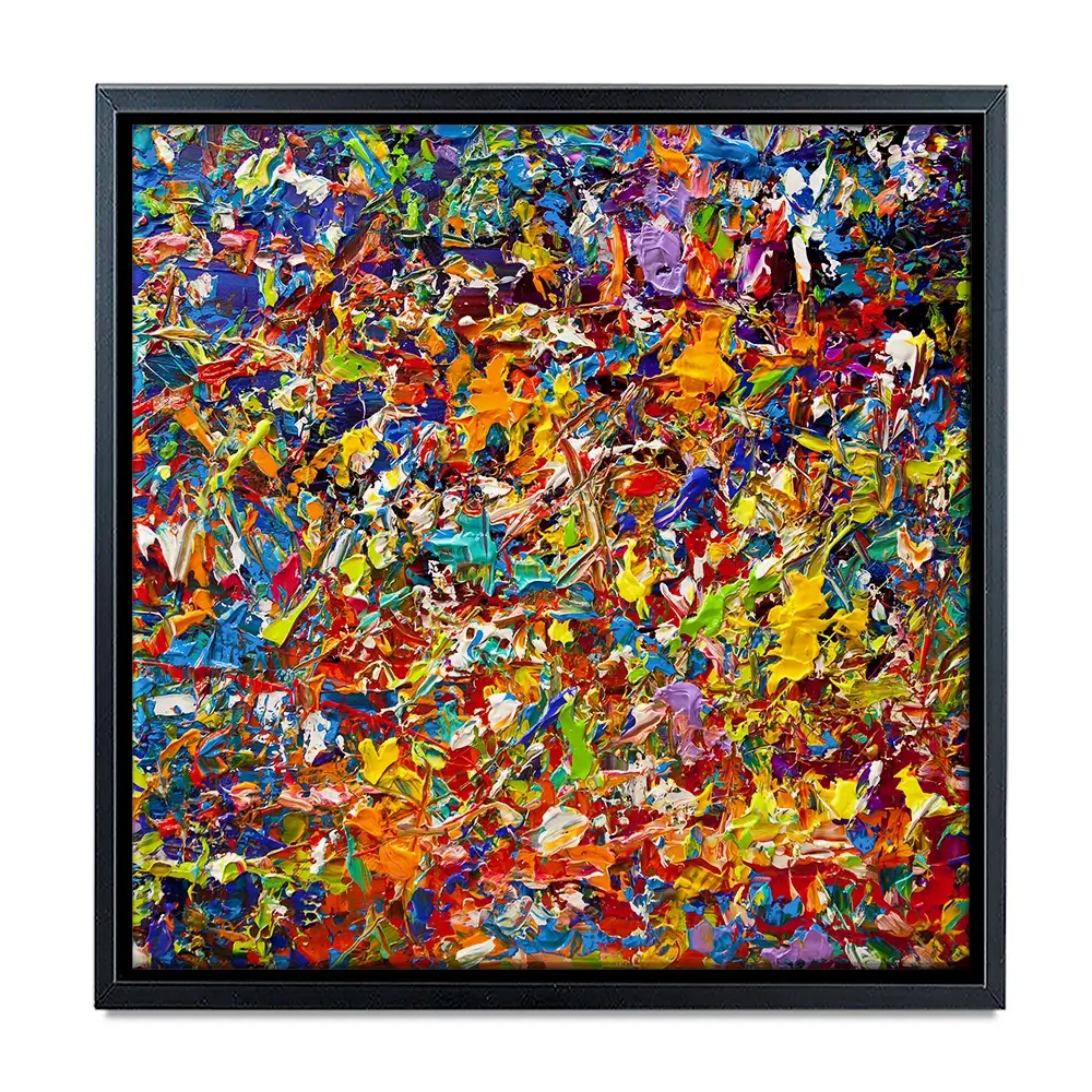 20 Million Things To Do Square Canvas Print 20 Million Things To Do Square Canvas Print wall art product Osnat Tzadok