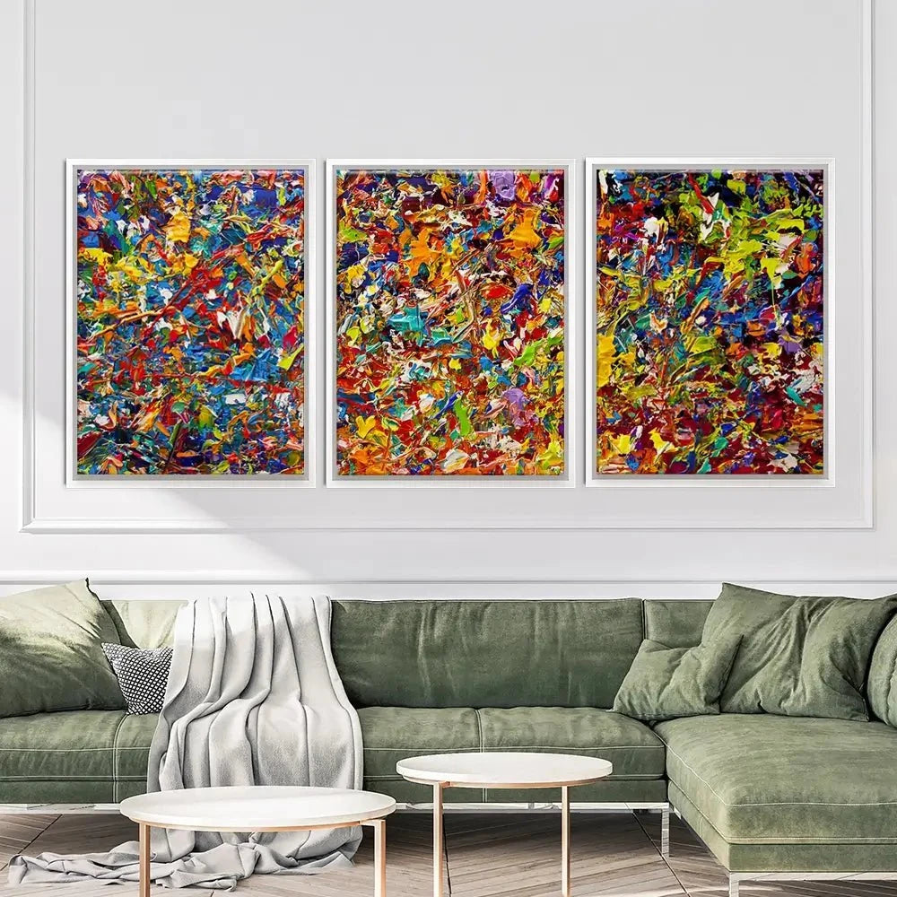 20 Million Things To Do Trio Canvas Print 20 Million Things To Do Trio Canvas Print | Trio Canvas wall art product Osnat Tzadok