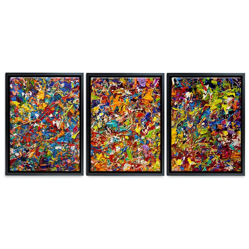 20 Million Things To Do Trio Canvas Print 20 Million Things To Do Trio Canvas Print | Trio Canvas wall art product Osnat Tzadok