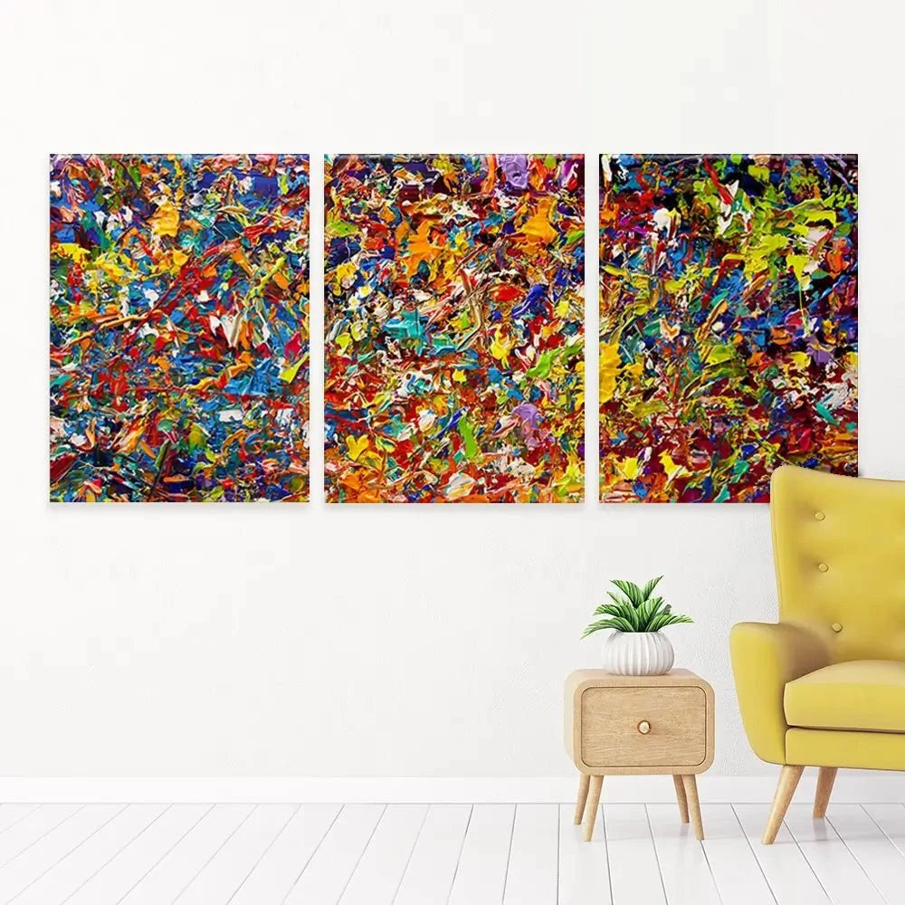 20 Million Things To Do Trio Canvas Print 20 Million Things To Do Trio Canvas Print | Trio Canvas wall art product Osnat Tzadok