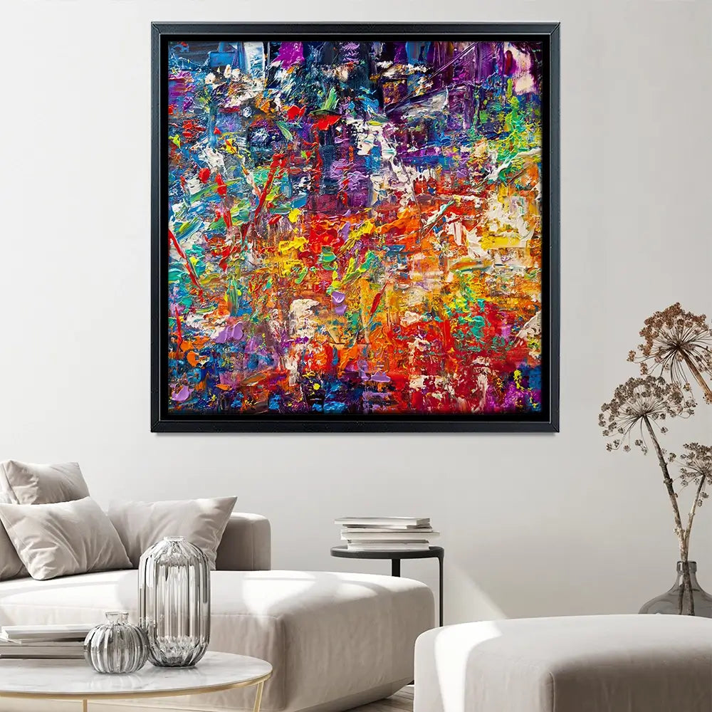 20 More Million Things To Do Square Canvas Print 20 More Million Things To Do Square Canvas Print wall art product Osnat Tzadok