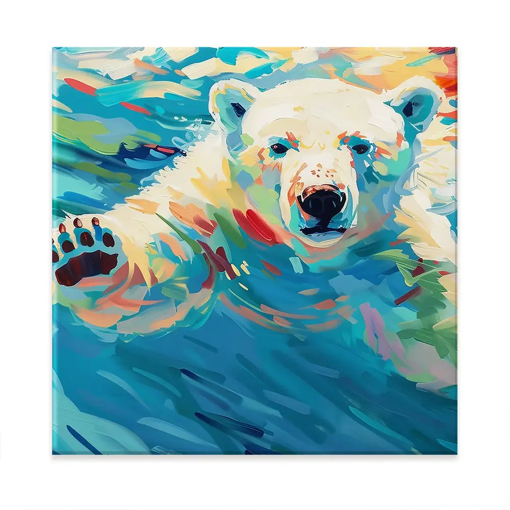 BROUILLON Impression sur toile grand format