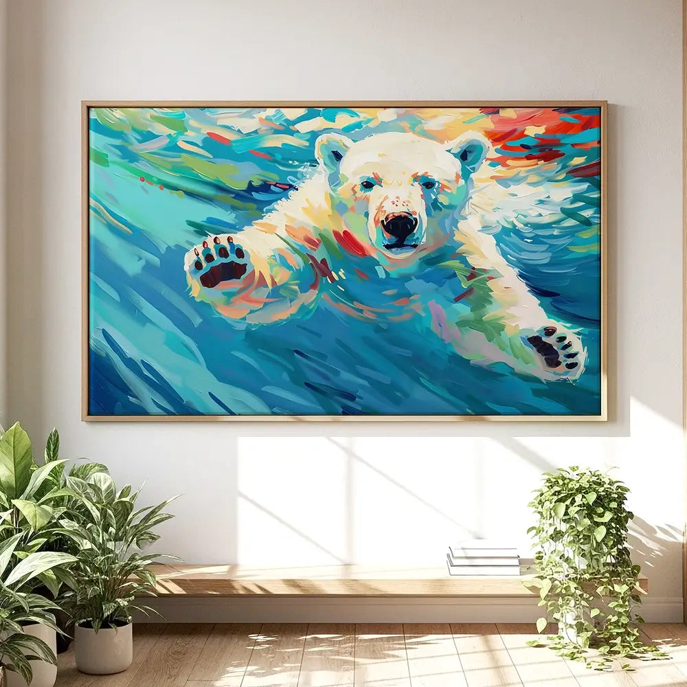 BROUILLON Impression sur toile grand format