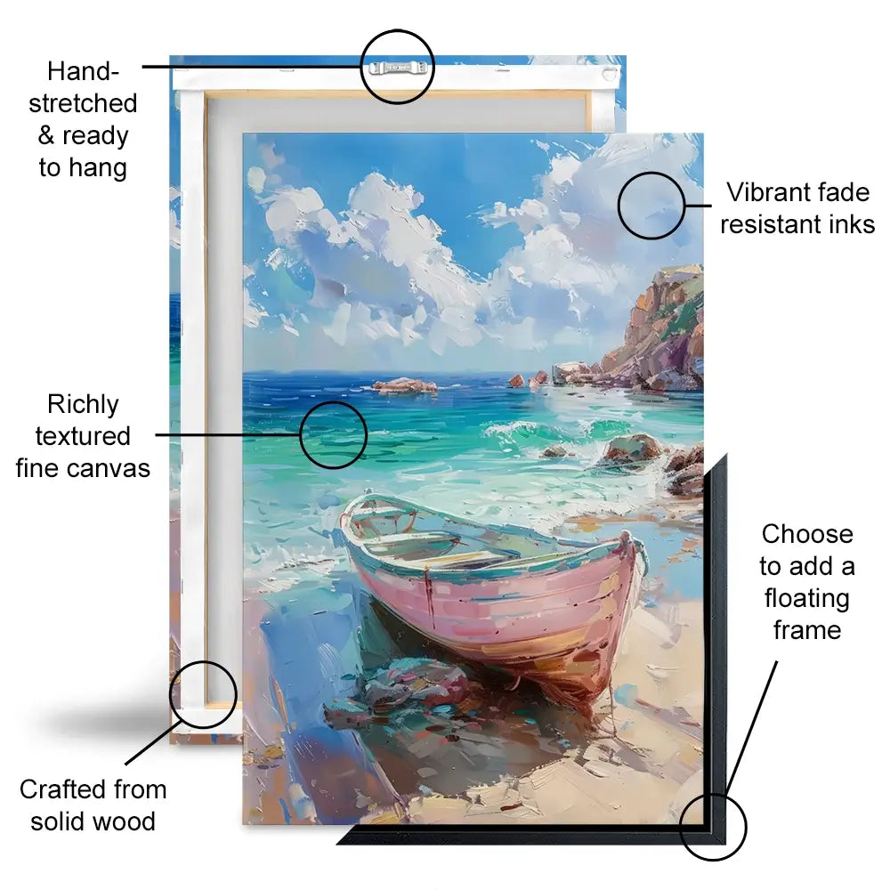 Gone Ashore Canvas Print