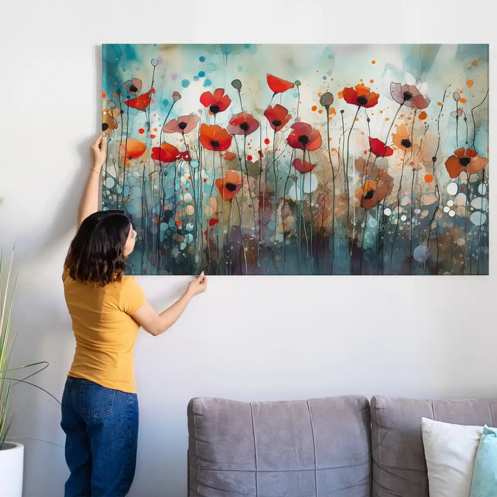 BROUILLON Impression sur toile grand format