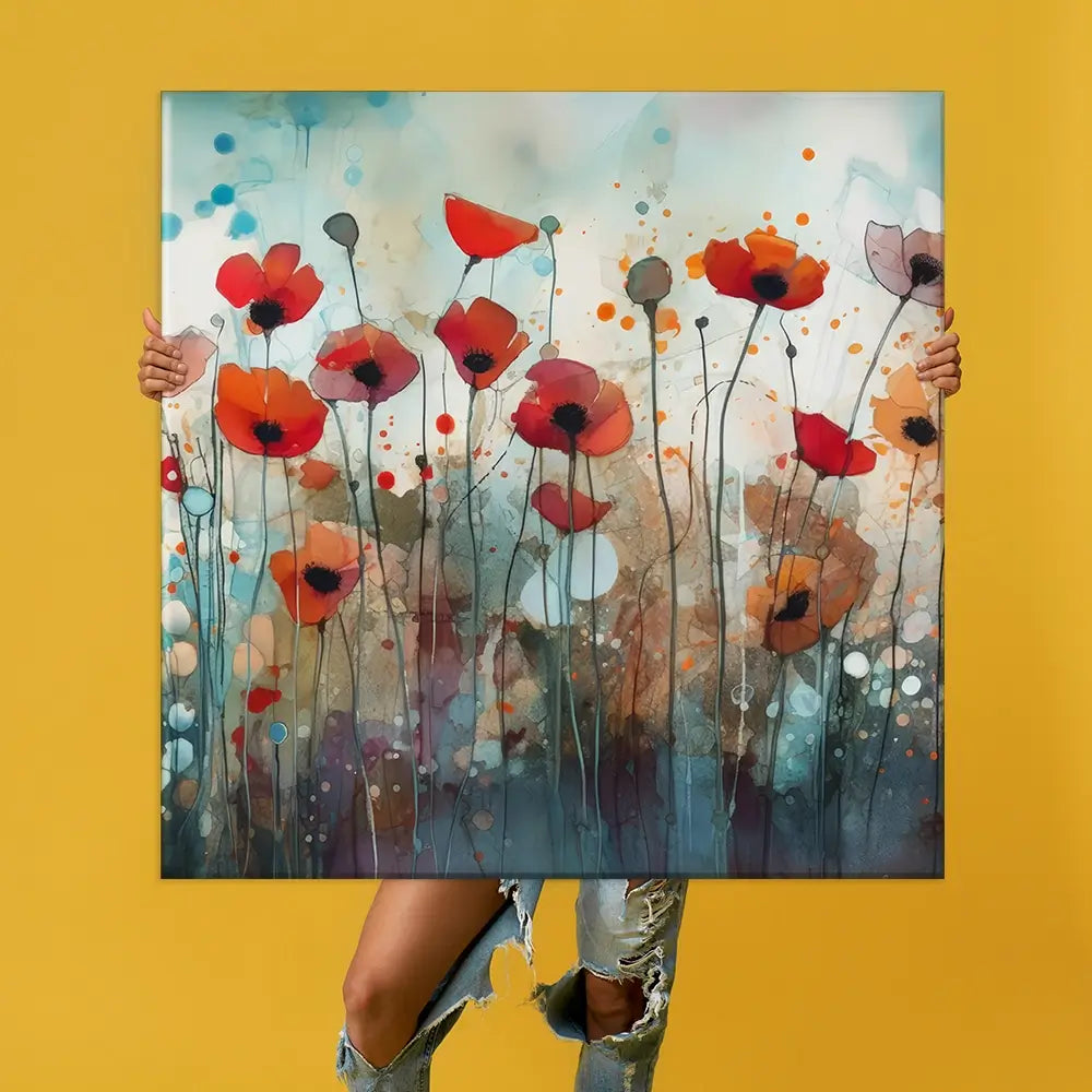 BROUILLON Impression sur toile grand format