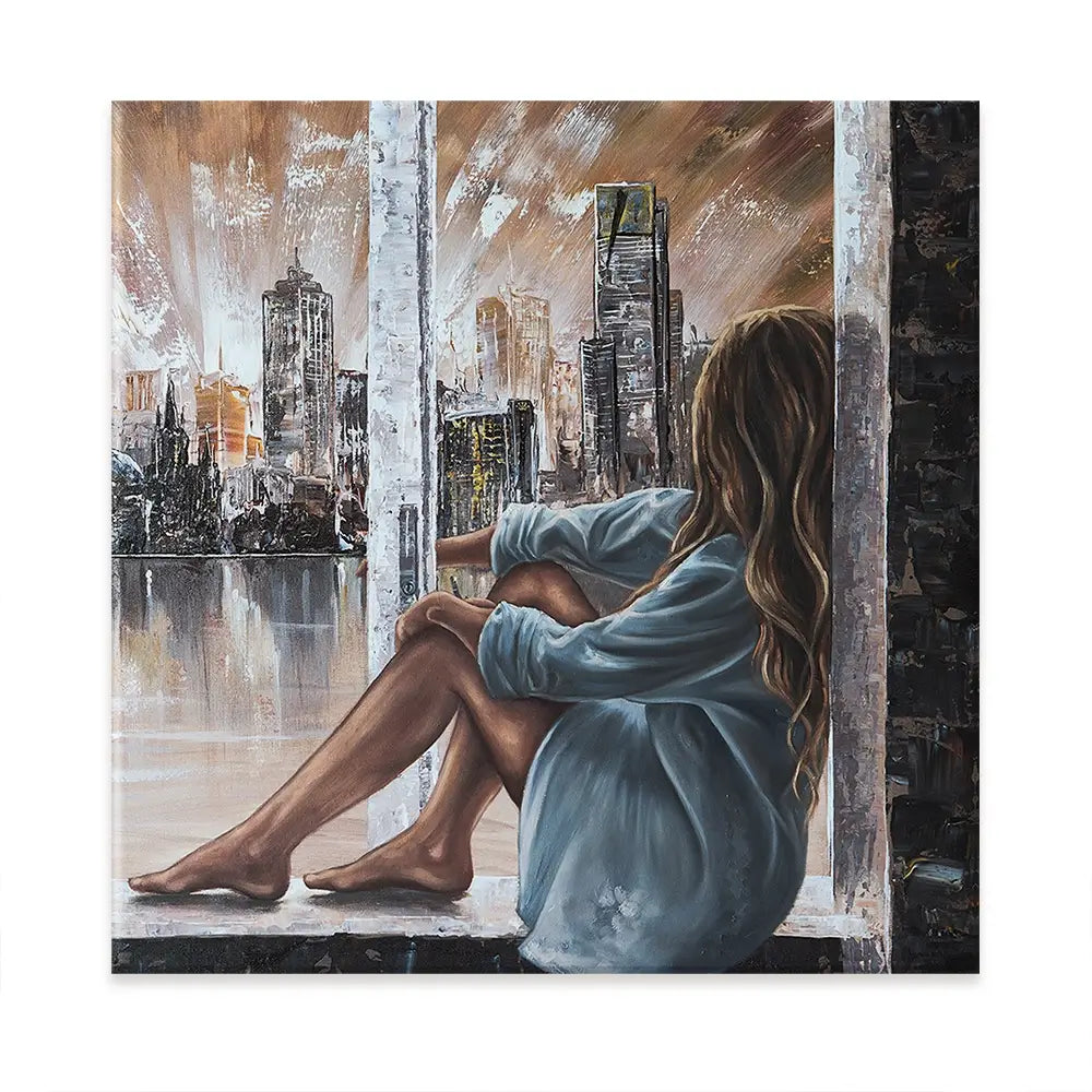 BROUILLON Impression sur toile grand format