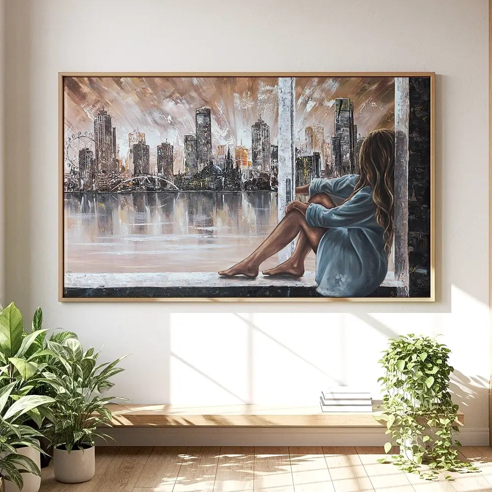 BROUILLON Impression sur toile grand format