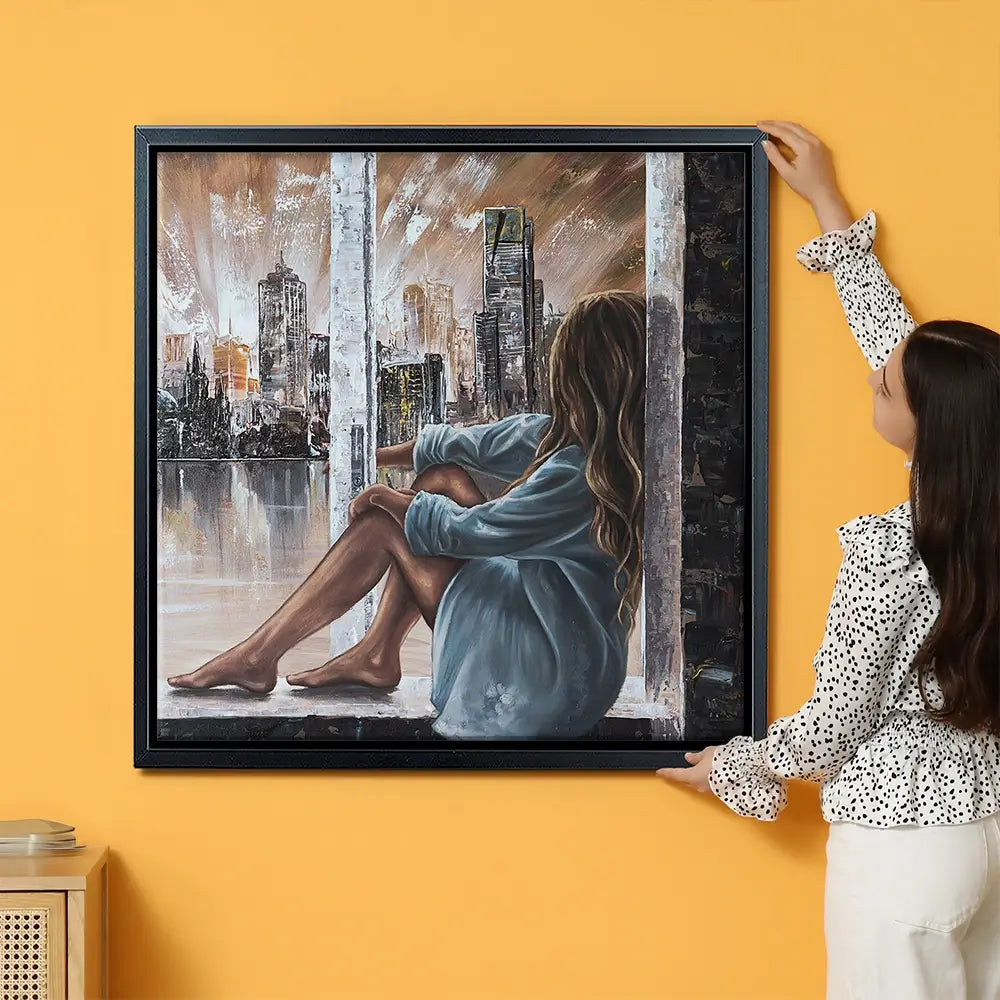 BROUILLON Impression sur toile grand format