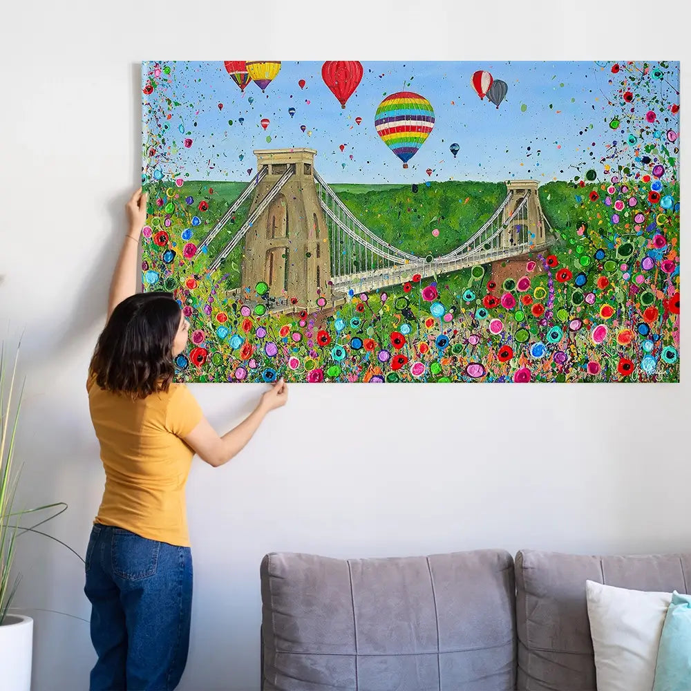 Bristol Suspension Bridge Oversized Canvas Print
