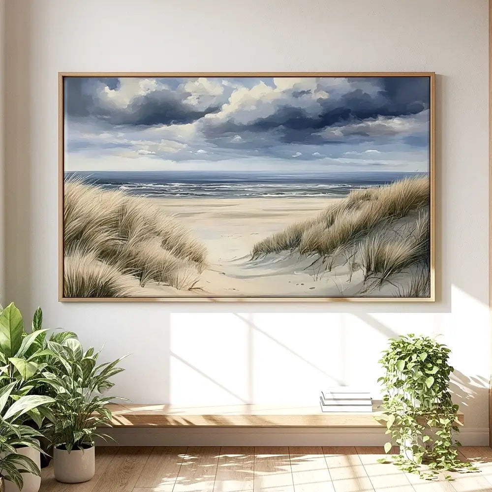 Breezy Beach Oversized Canvas Print