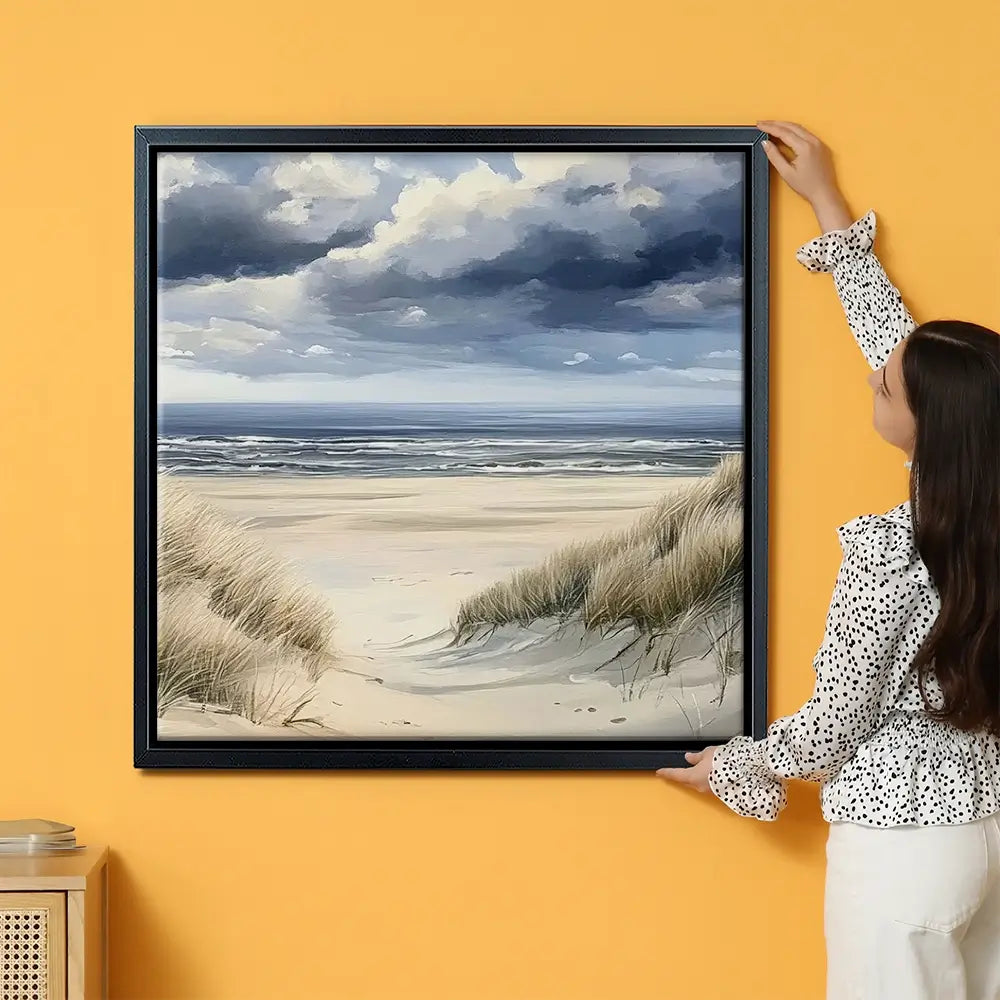 Breezy Beach Oversized Canvas Print