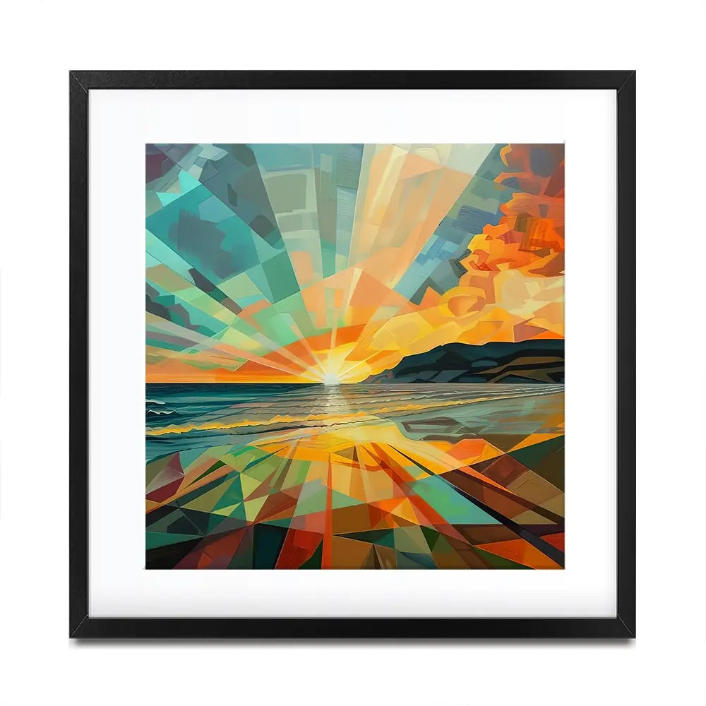 Islay Kaleidoscope Square Framed Art Print
