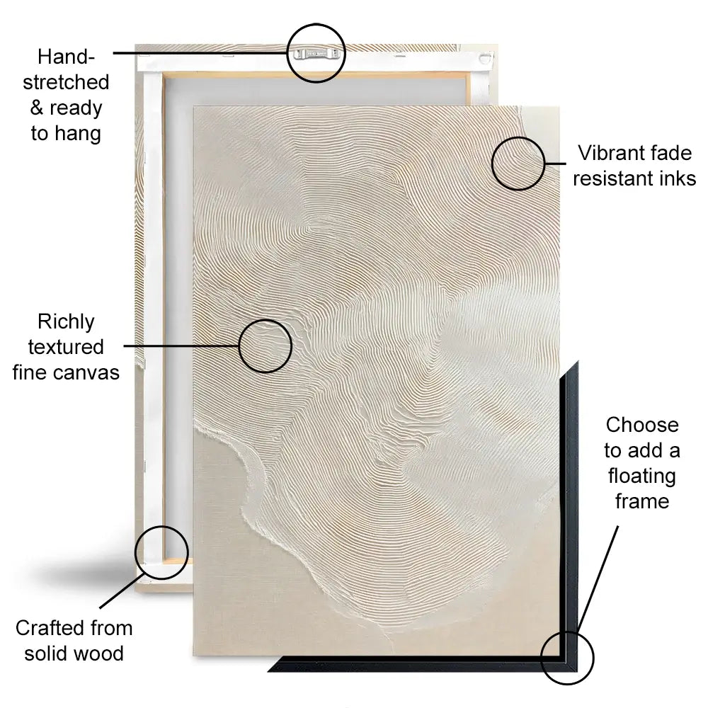 Champagne Texture Canvas Print