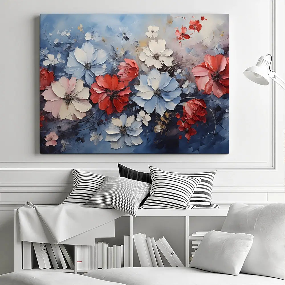 4th July Flowers Canvas Print 4th July Flowers Canvas Print wall art product Arlington Prints - Independent