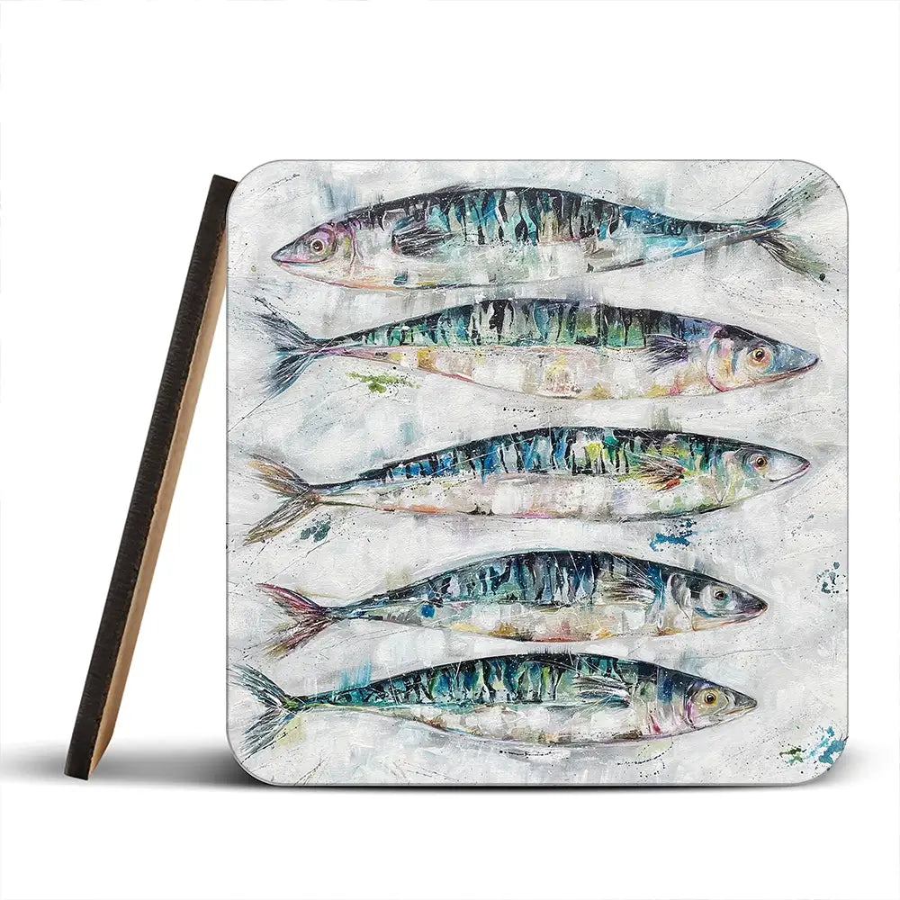 5 Fish Coaster Set 5 Fish Coaster Set wall art product Nicola Jane Rowles