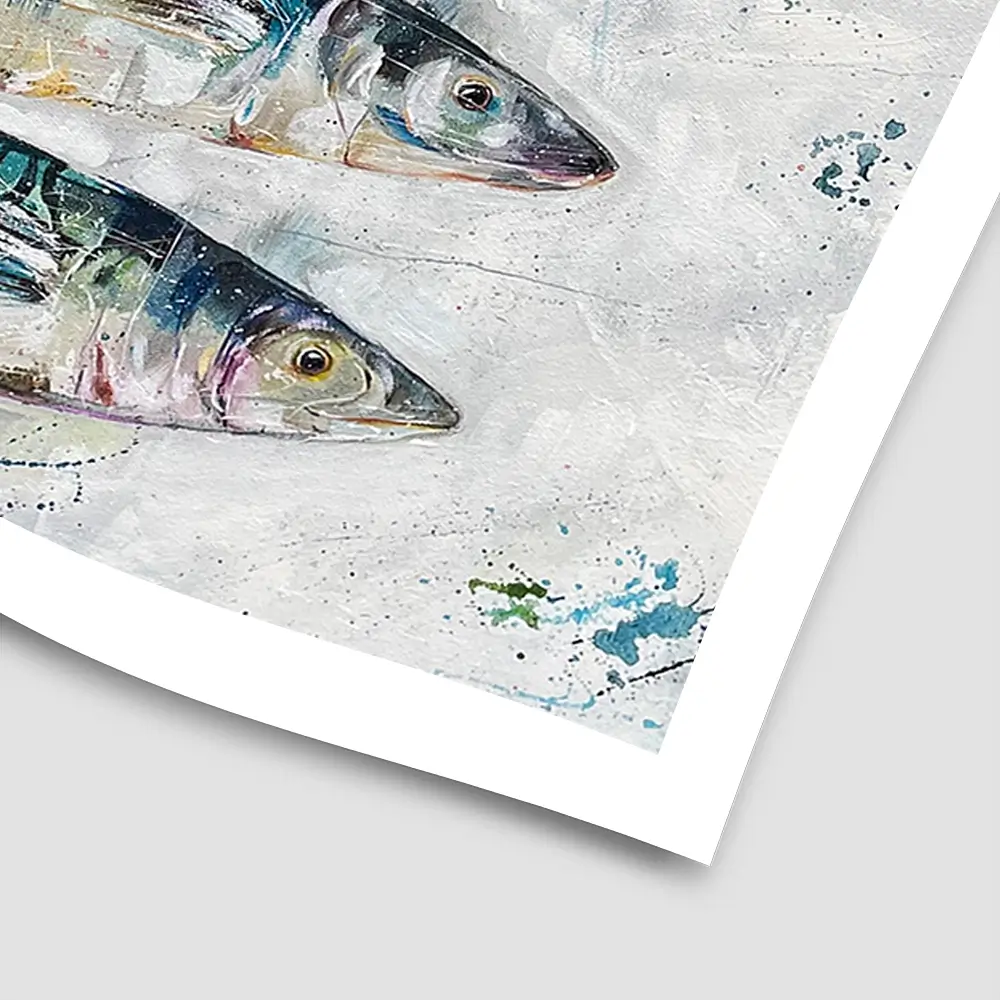 5 Fish Square Art Print 5 Fish Square Art Print wall art product Nicola Jane Rowles