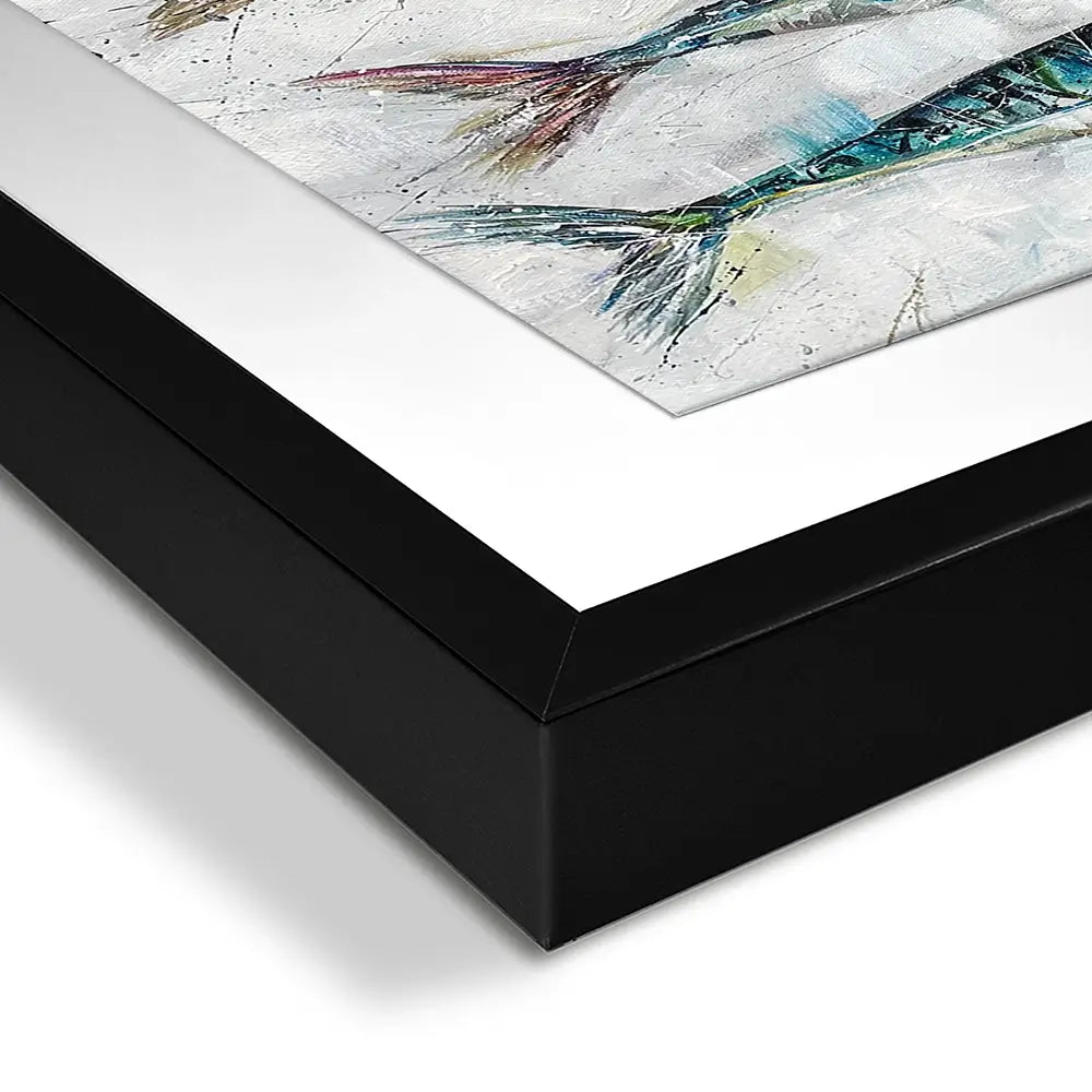 5 Fish Square Framed Art Print 5 Fish Square Framed Art Print wall art product Nicola Jane Rowles