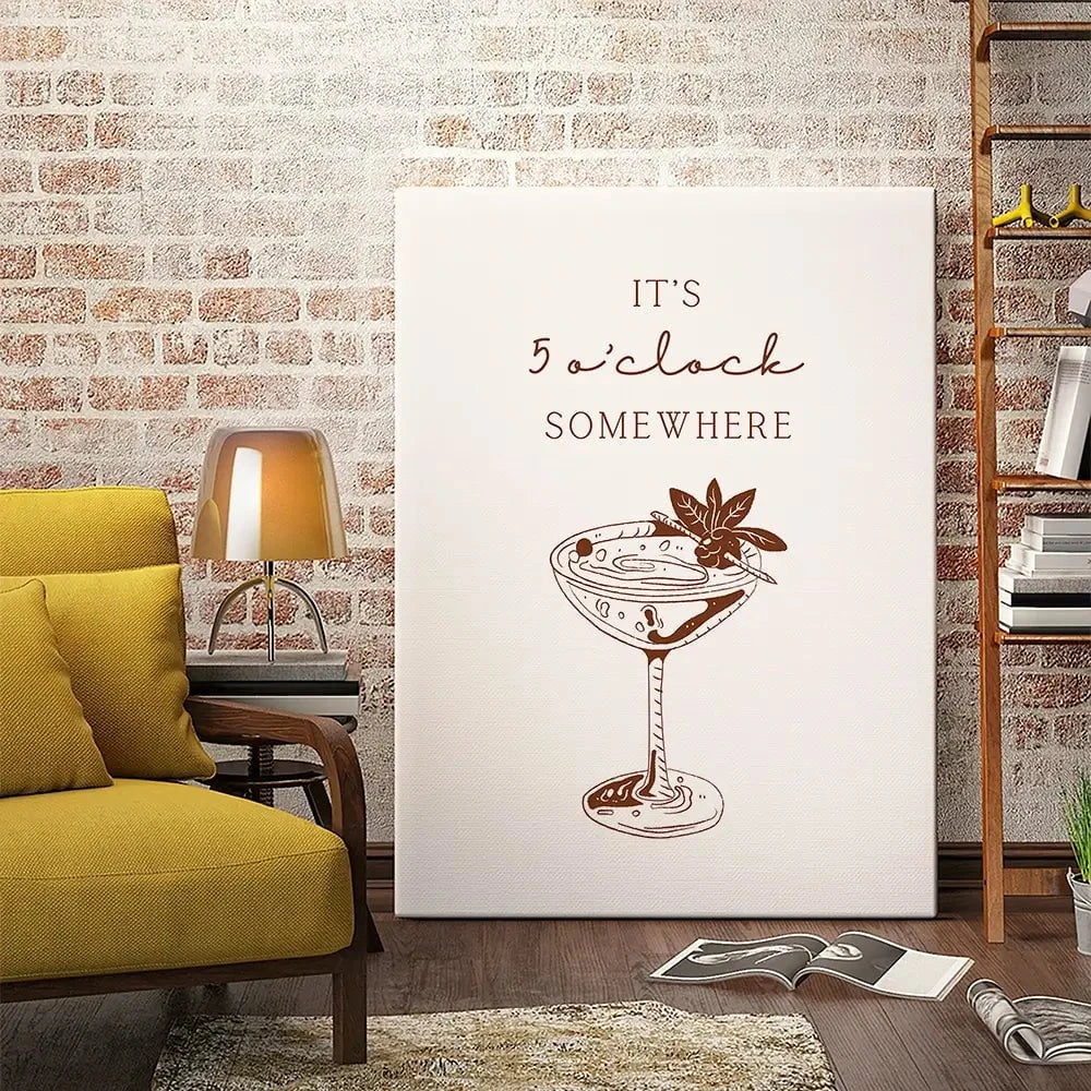 5 O'Clock Somewhere Canvas Print 5 O'Clock Somewhere Canvas Print wall art product Art Print Shop
