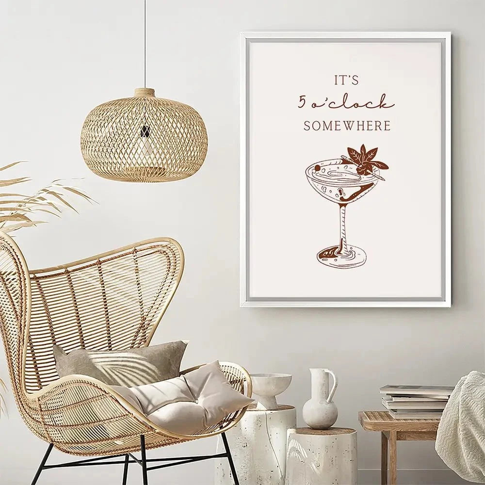 5 O'Clock Somewhere Canvas Print 5 O'Clock Somewhere Canvas Print wall art product Art Print Shop