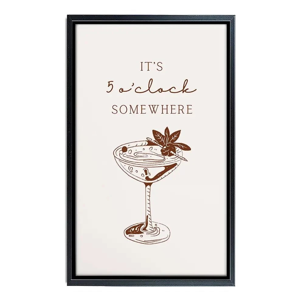 5 O'Clock Somewhere Canvas Print 5 O'Clock Somewhere Canvas Print wall art product Art Print Shop
